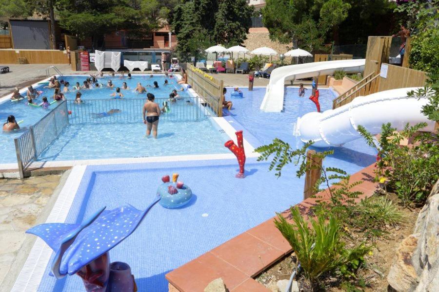 Camping Senia Cala Canyelles Hotel Lloret de Mar Exterior foto